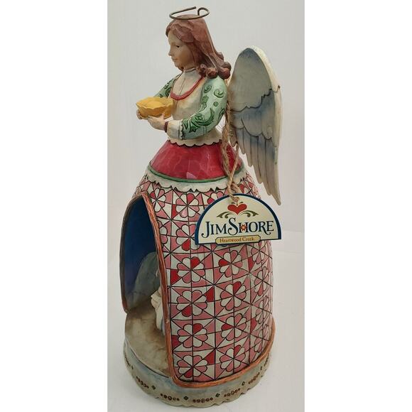 Jim Shore Glory to the Newborn King Angel Nativity Scene Diorama *no light - Picture 2 of 13